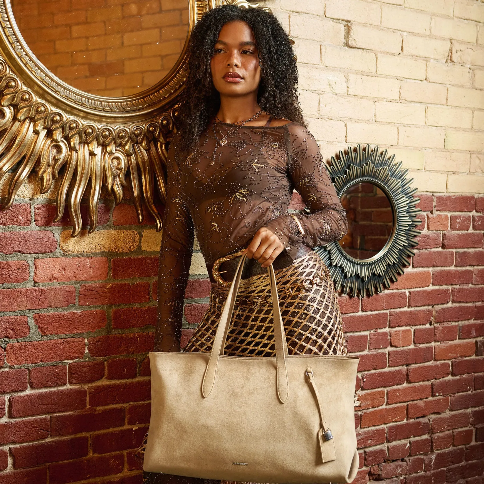 Travel Accessories|Outdoors & Travel>Lambert Britney-beige Travel Bag