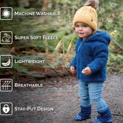 Best Brown Bear Stay-Put Bootie Boots & Booties