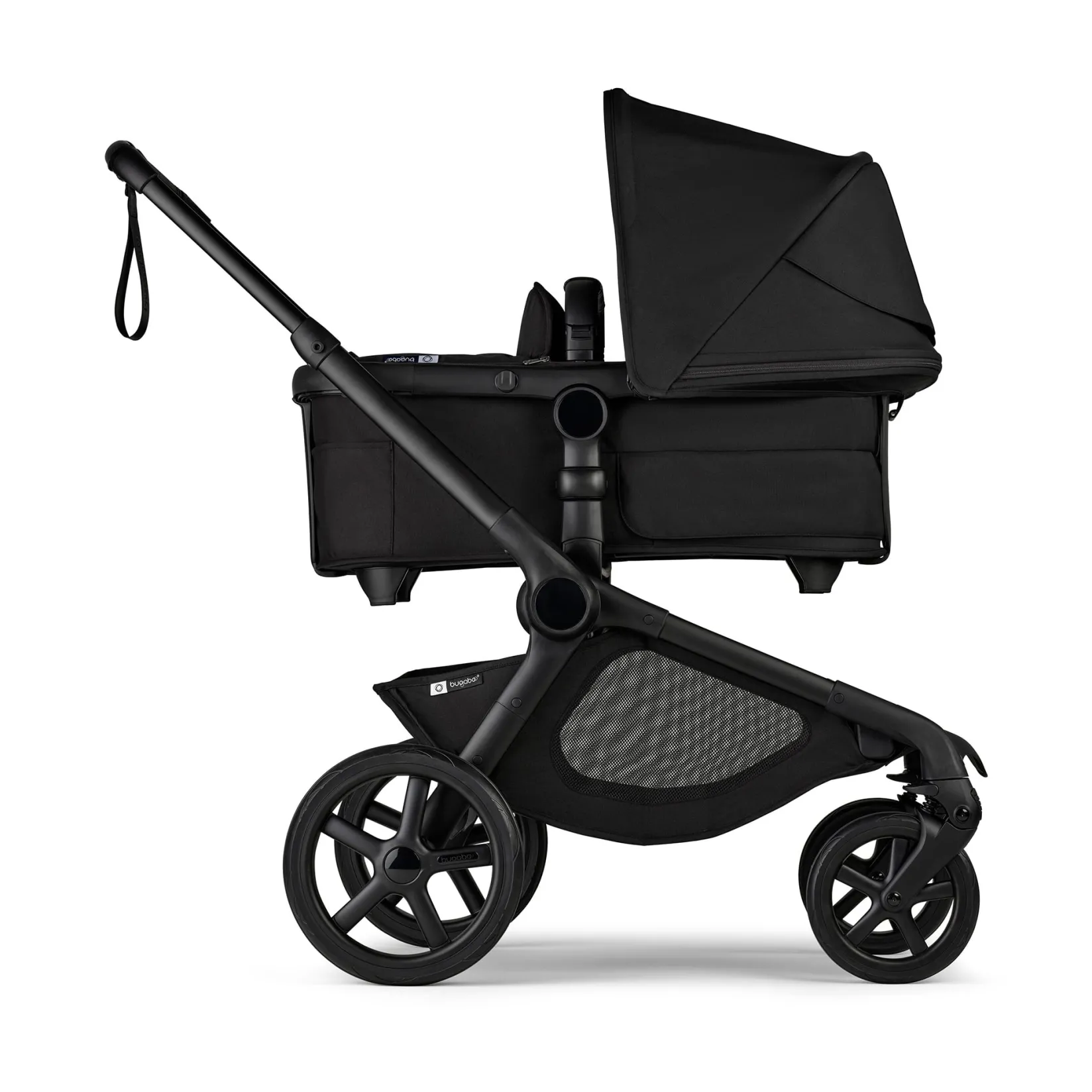 Outlet Kangaroo Complete Stroller - Black / Black Kids Strollers|Strollers & Trailers