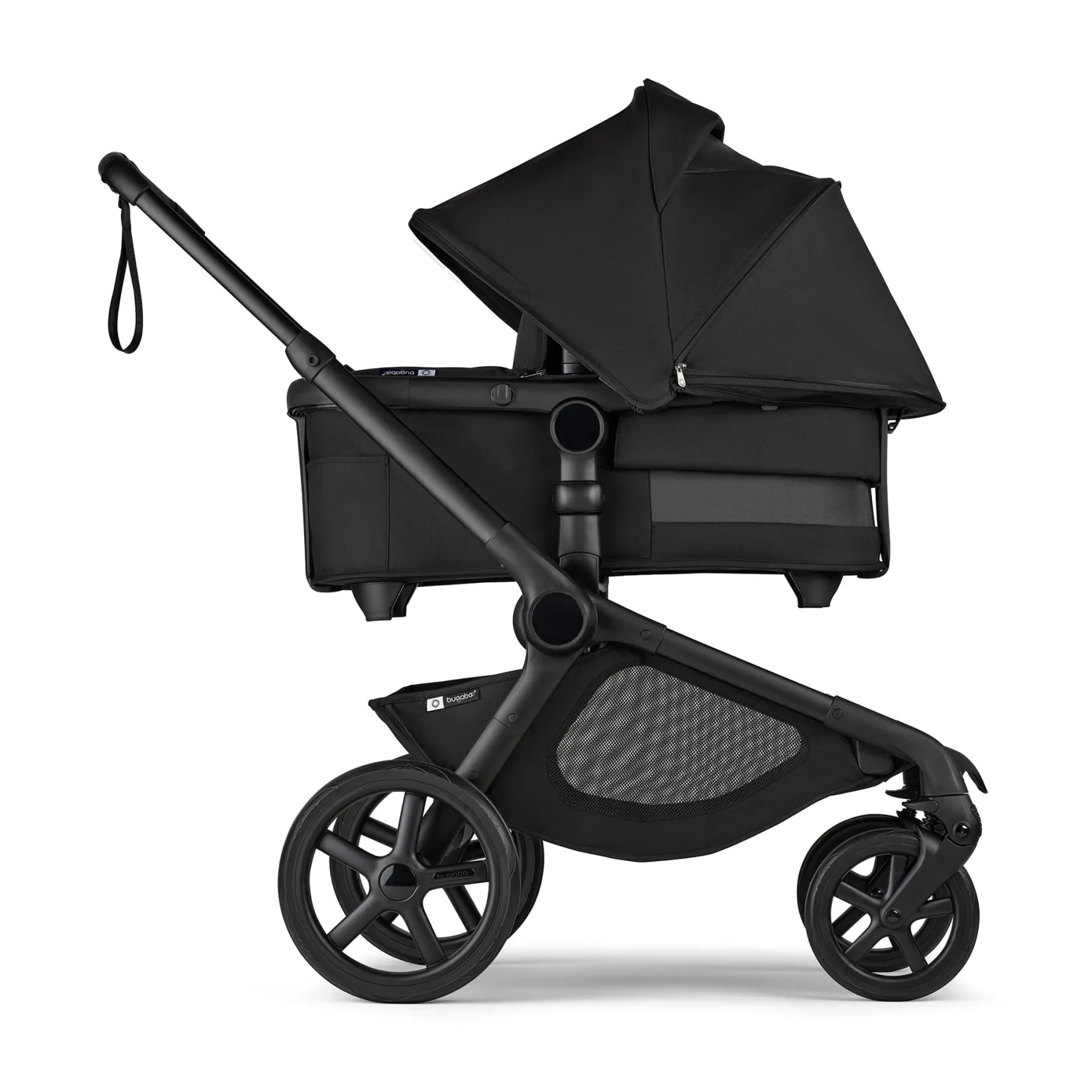 Outlet Kangaroo Complete Stroller - Black / Black Kids Strollers|Strollers & Trailers