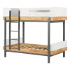 Best Bunk Bed - Bebble Natural and Gray Twin, Full & Queen Beds