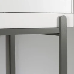 Outlet Bunk Bed - Bebble Soft Gray and White Twin, Full & Queen Beds