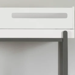 Outlet Bunk Bed - Bebble Soft Gray and White Twin, Full & Queen Beds