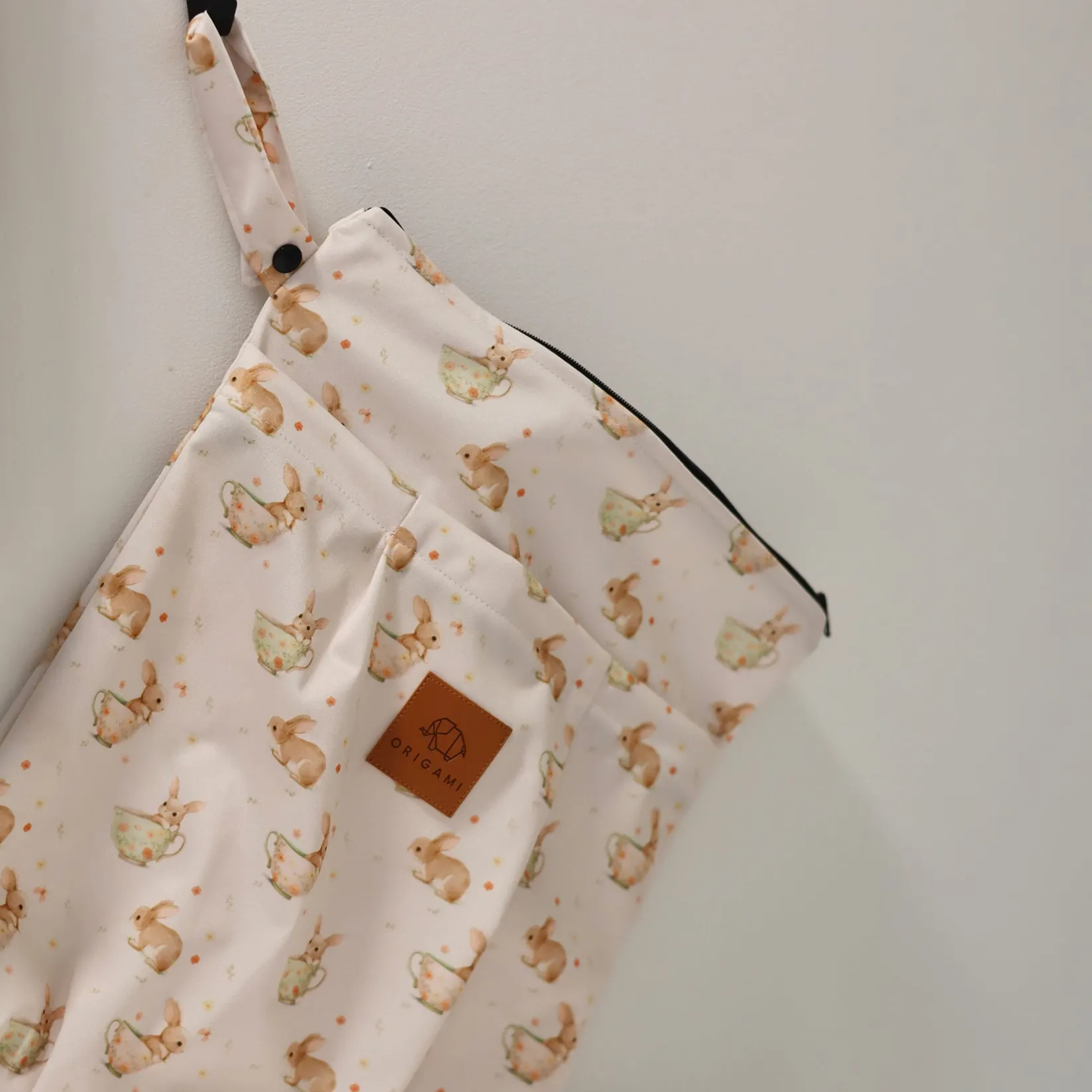 Diaper Bags|Diaper Bags>Origami Bunnies Medium Wetbag