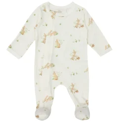 Preemie Clothing|Pajamas>Mon Premier Bunnies My First Pajamas Premature -18m Ivory