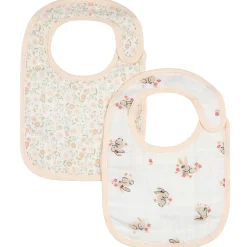 Breastfeeding|Bibs>Petit Lem Bunnies 2pc Bibs