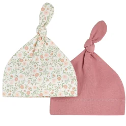 Fashion Accessories>Petit Lem Bunnies 2pc Hats 0-9m Pink