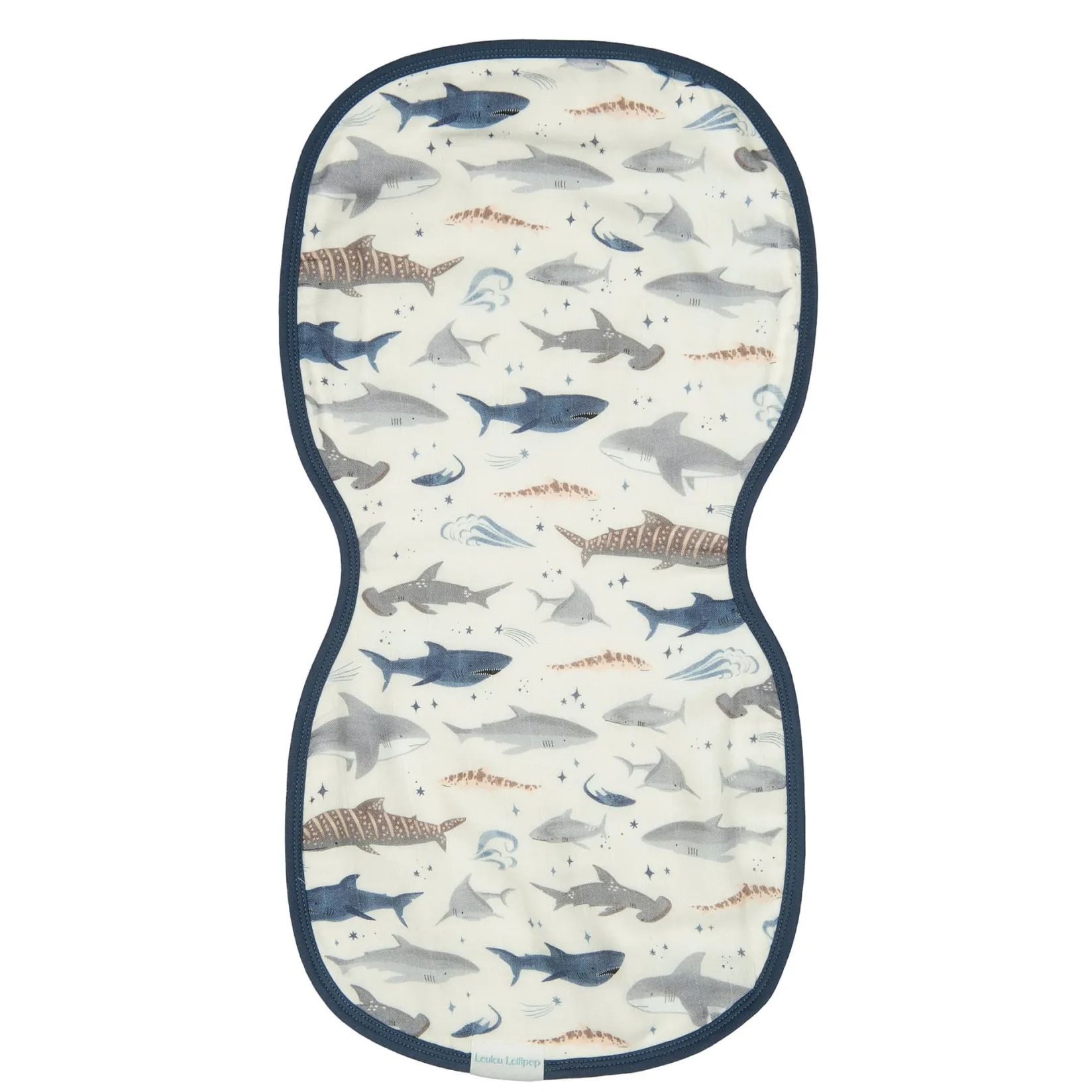 Sale Burp Cloth Set - Sharks Breastfeeding|Muslin Products