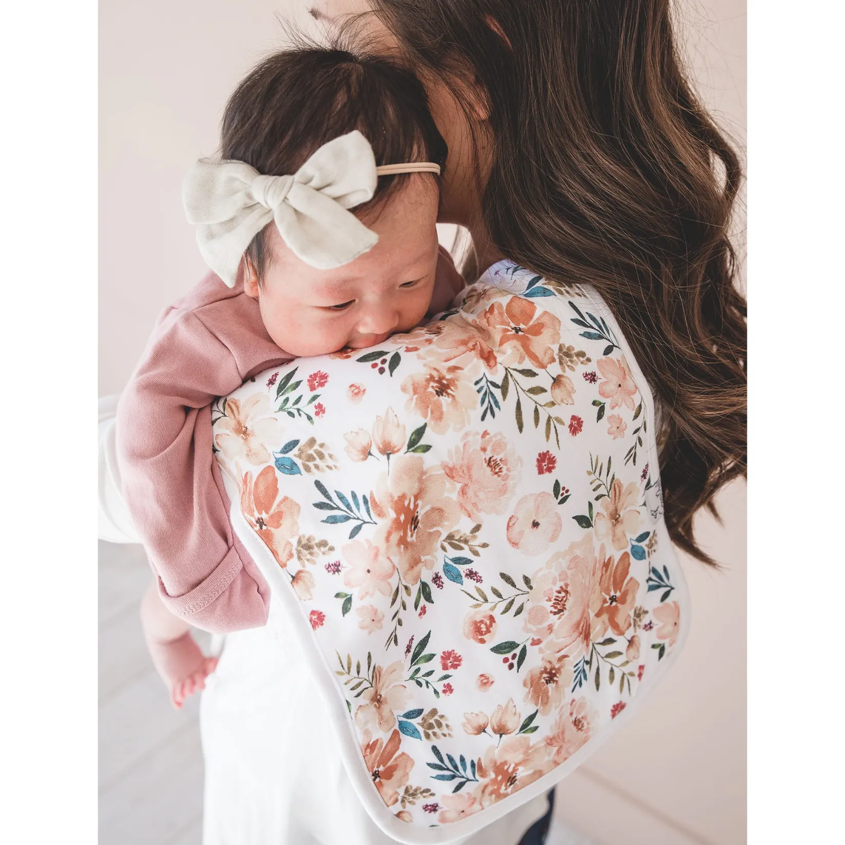 Clearance Burp Cloths (3) - Flower Autumn Nursing Covers|Breastfeeding