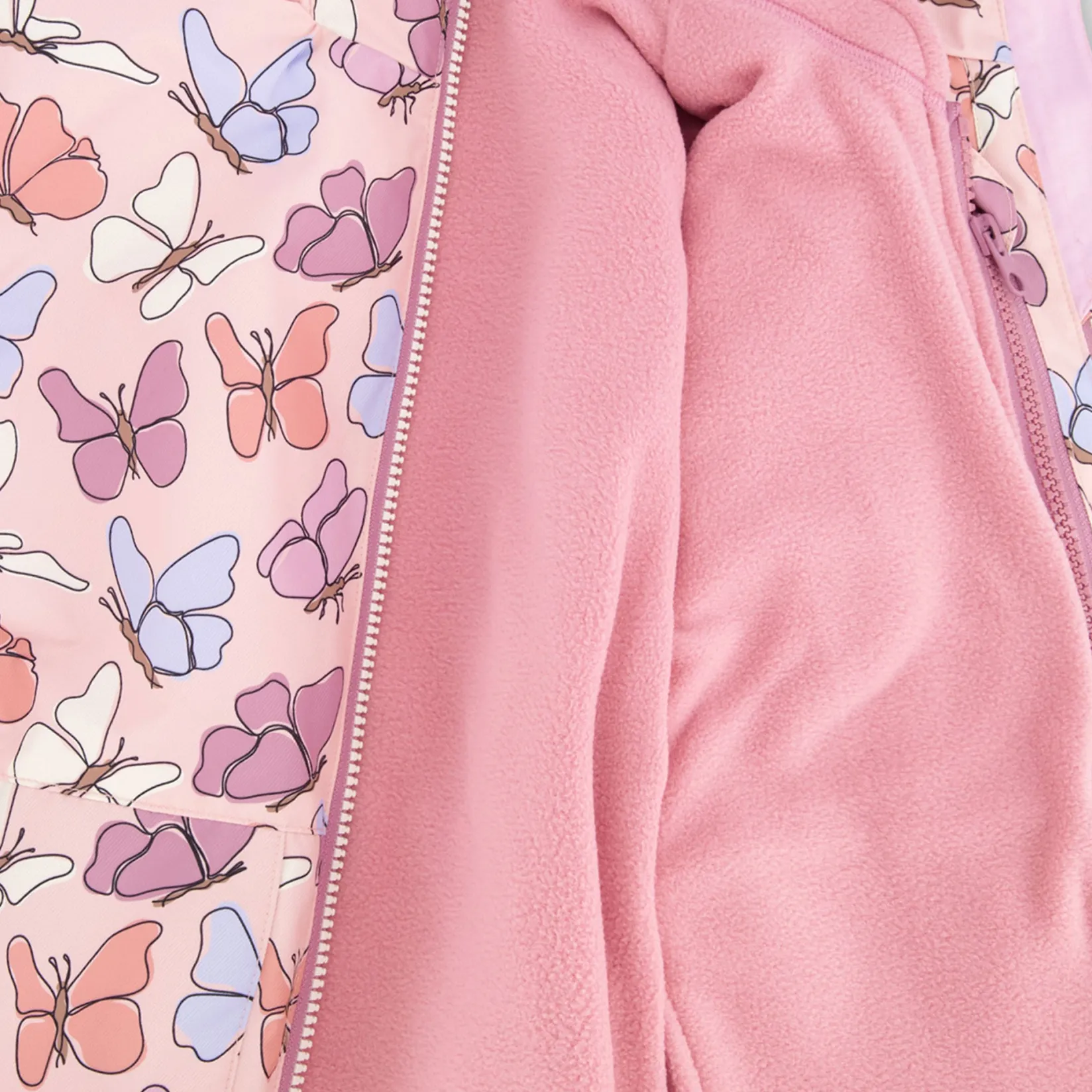 Outerwear>Deux par Deux Butterflies 3in1 Set 12-24m Pink