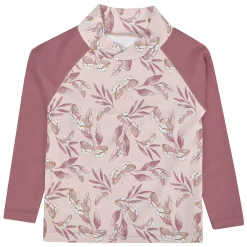 Swimsuits>Perlimpinpin Butterflies Rashguard 2-6 Rose