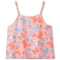 Tops>Hatley Butterflies Sequin Top 4-8 Pink