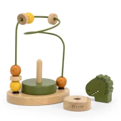 Developmental Toys>Trixie BWooden Beads Maze Mr Dino