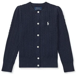 Fleeces And Sweatshirts|Tops>Polo Ralph Lauren Cable Knit Sweater 2-6x Marine