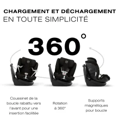 New Callisto G 360 Rotating All-in-One Car Seat - Moon Black Kids Car Seats & Booster Seats|Car Seats