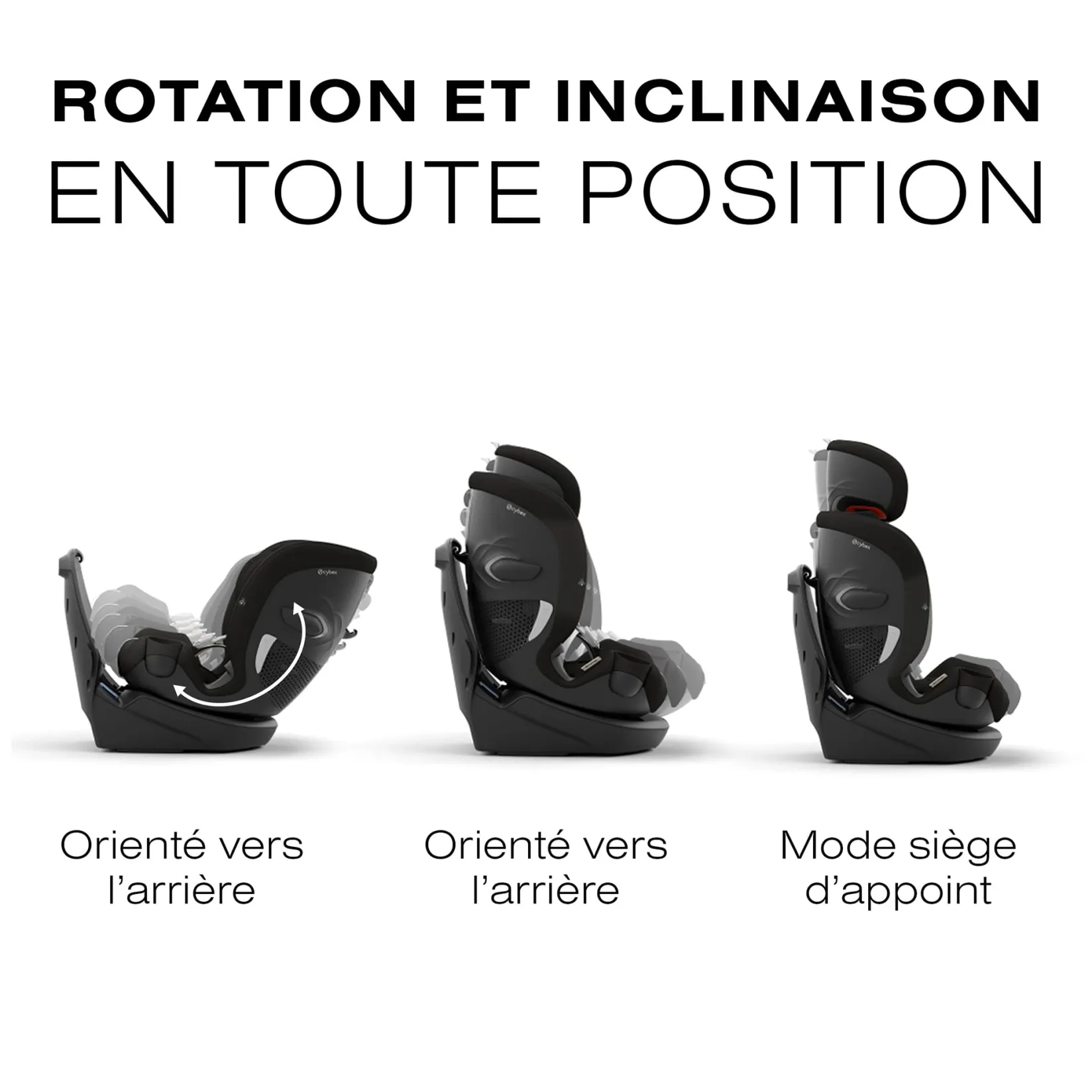 New Callisto G 360 Rotating All-in-One Car Seat - Moon Black Kids Car Seats & Booster Seats|Car Seats