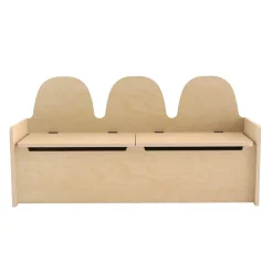 Storage Furniture>Oeuf Camel Storage Bench - Natural