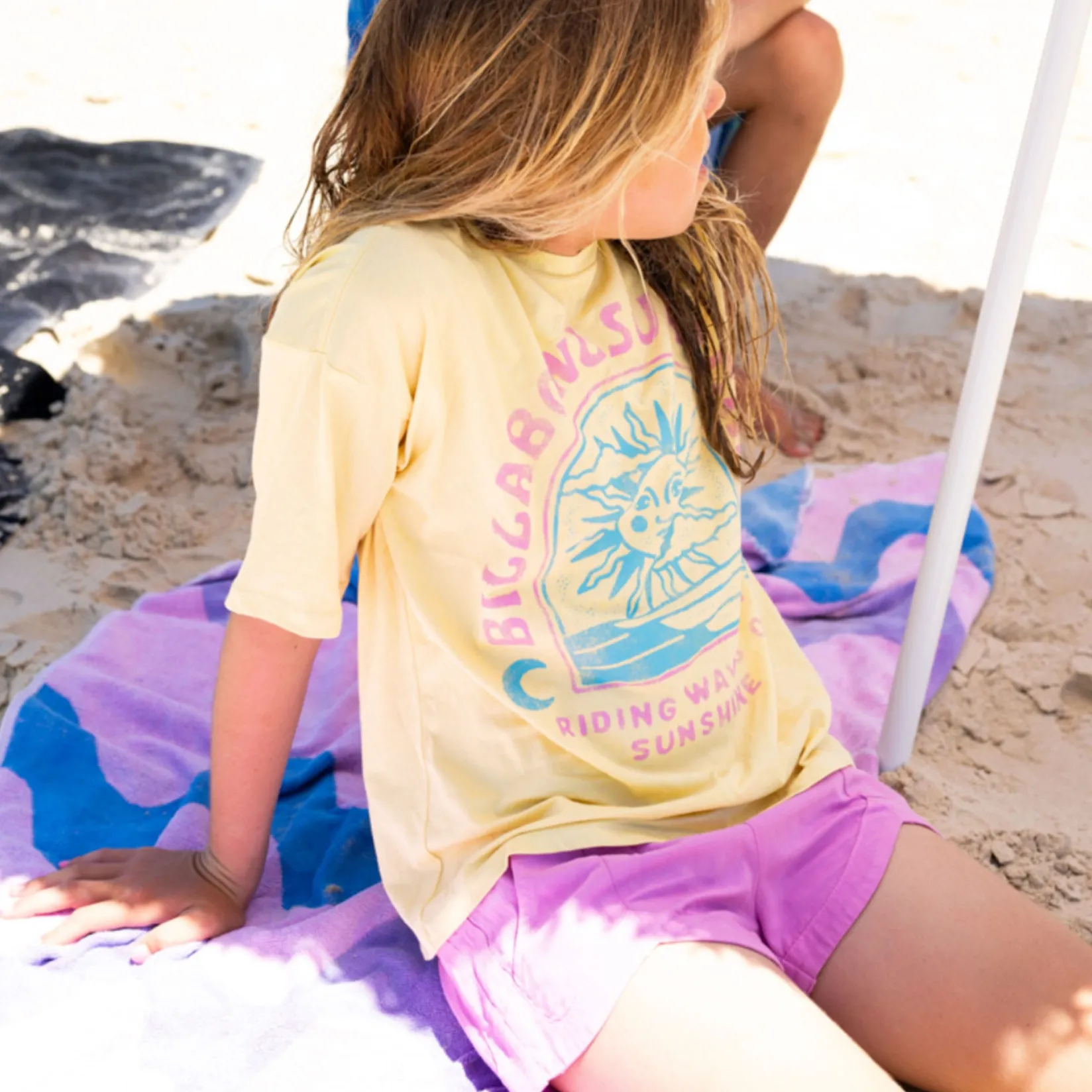 Tops>Billabong Camp T-shirt 4-14 Yellow