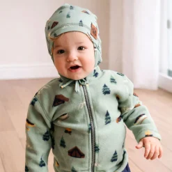 Beanies>Deer Mountain Camping Beanie 6-24m Green