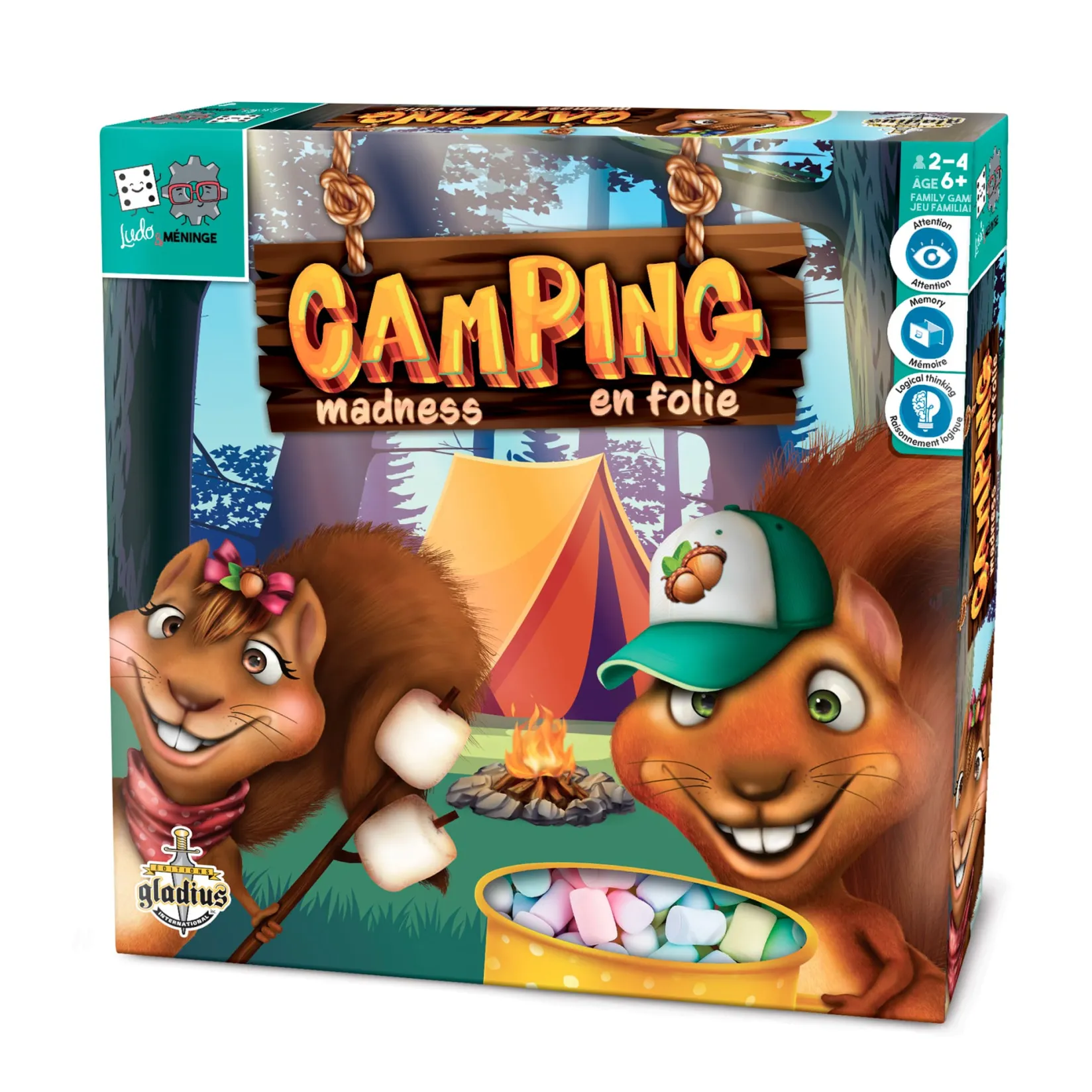 Discount Camping Madness Kids Board Games