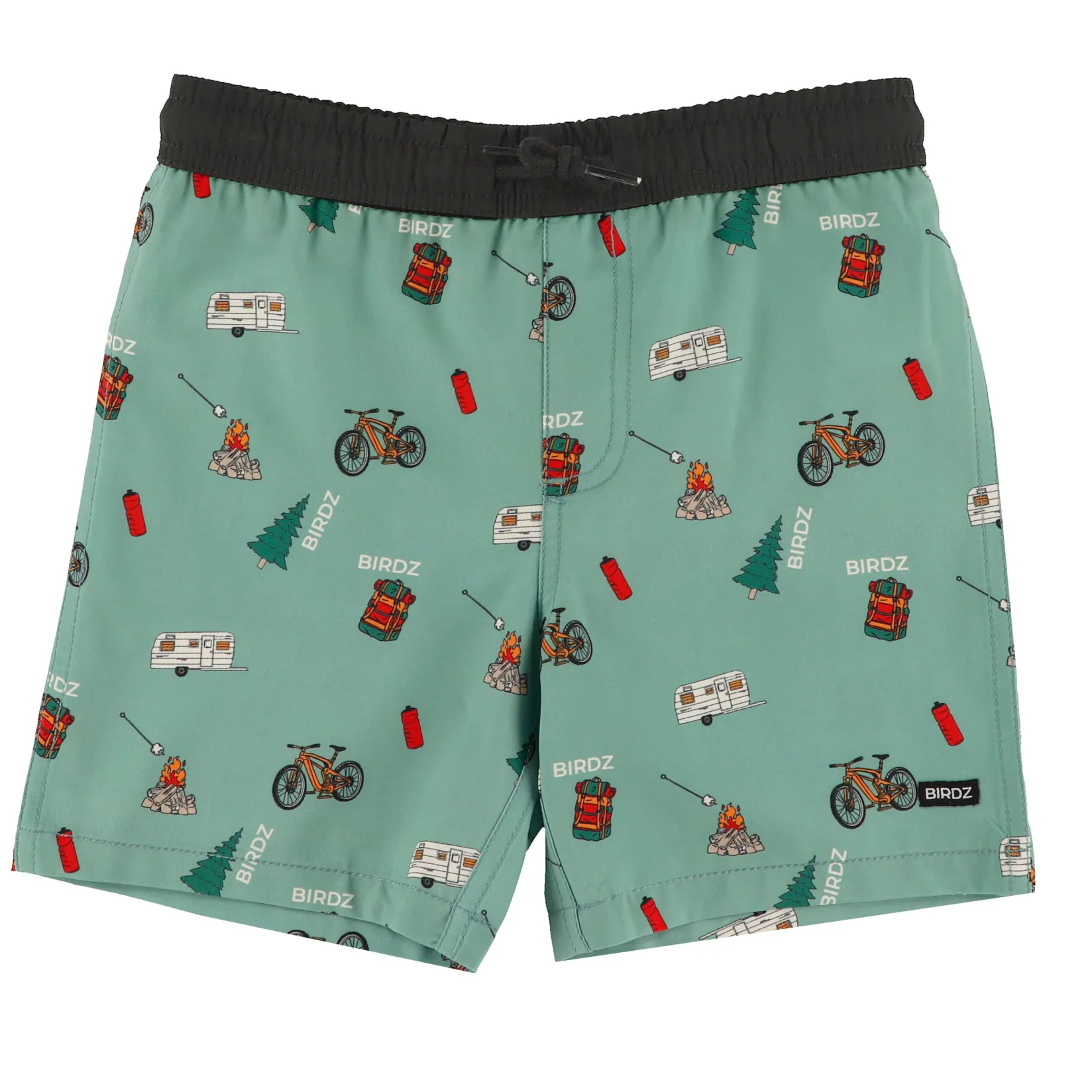 Swimsuits>Birdz Camping Uv Swim Shorts 2-10 Sage
