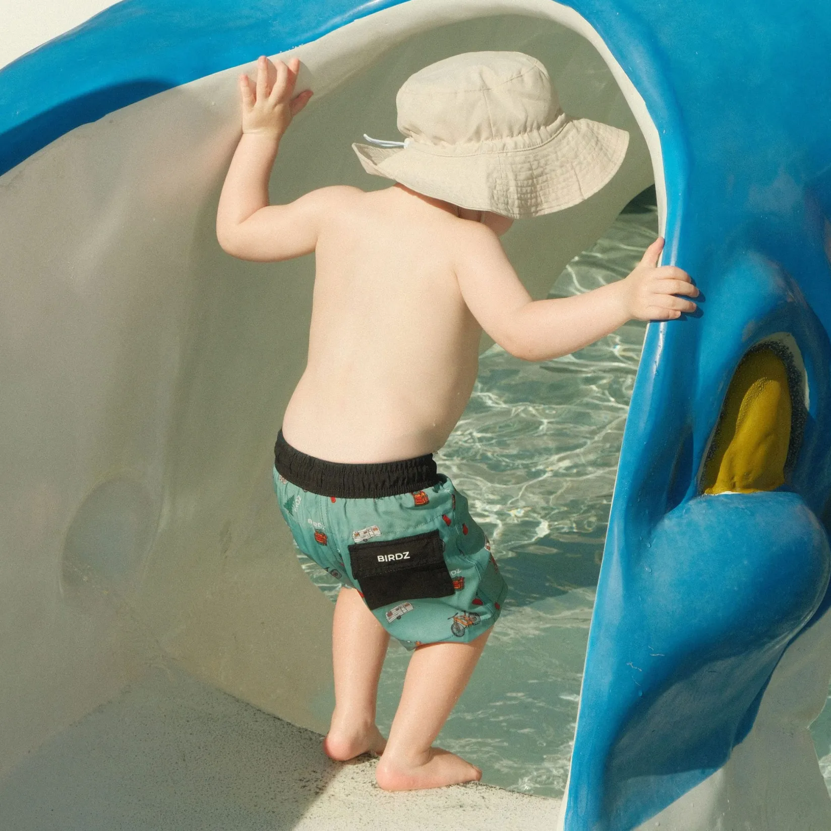 Swimsuits>Birdz Camping Uv Swim Shorts 2-10 Sage