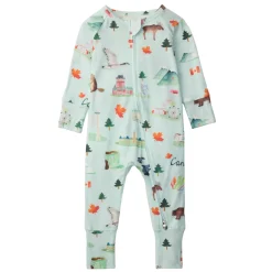 Pajamas|Pajamas>Loulou Lollipop Canada Sleeper 0-24m Mint