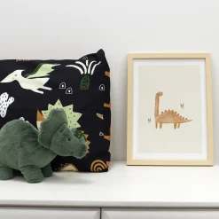 Clearance Canva with Natural Frame - Dinosaur Wall Decorations