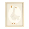 Wall Decorations>Oleka Canva with Natural Frame - Goose