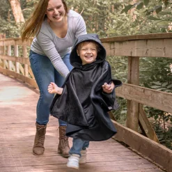 Snowsuits|Snowsuits>Naélie Car Seat Poncho 0-6y - Black