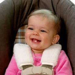 Car Seat Soft Straps - Ivory Kids Car Seats & Booster Seats|Car Seats