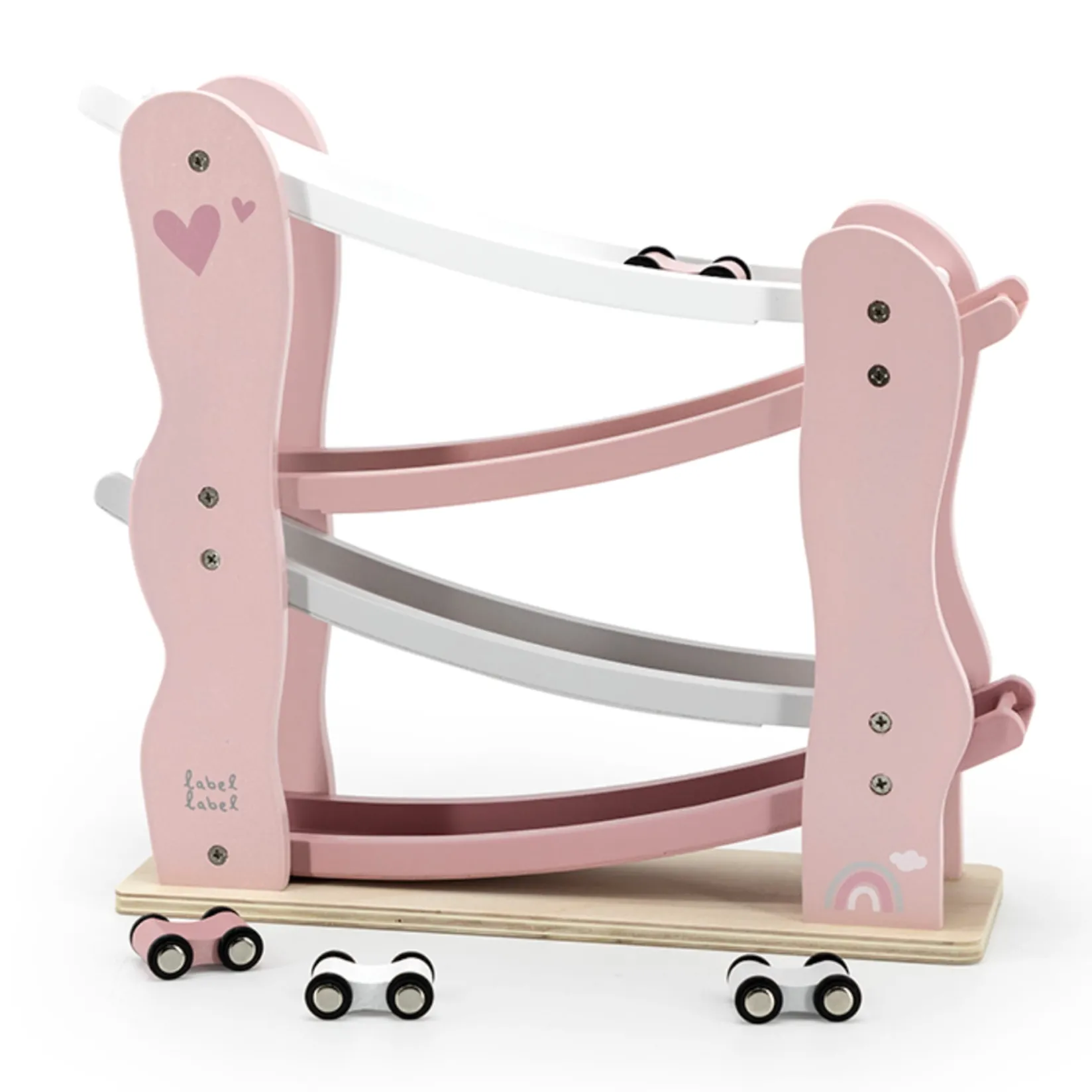Wooden Toys>Label Label Car Slider - Pink