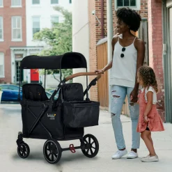 Strollers|Strollers & Trailers>Larktale Caravan Coupe LTE- Byron Black