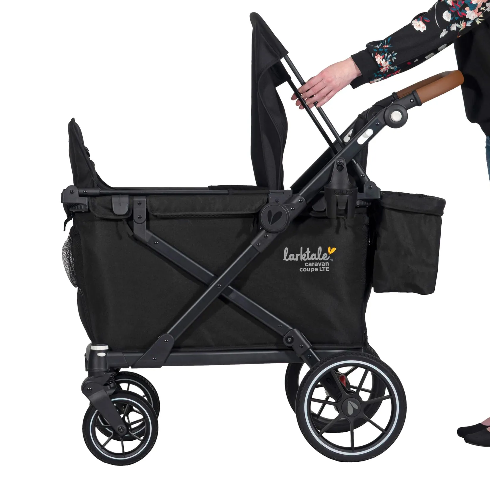 Strollers|Strollers & Trailers>Larktale Caravan Coupe LTE- Byron Black