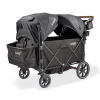Outlet Caravan Quad Wagon - Byron Black Kids Strollers|Strollers & Trailers