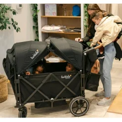 Outlet Caravan Quad Wagon - Byron Black Kids Strollers|Strollers & Trailers