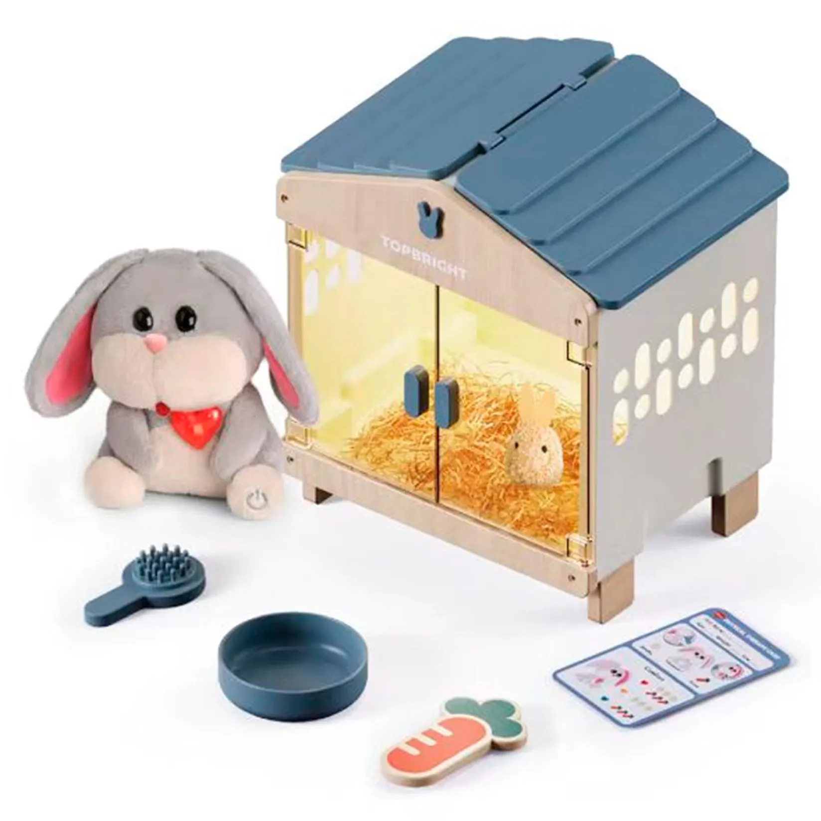 Pretend Play & Imitation>Top Bright Care Pets Mummy Bunny - Lights and Sounds
