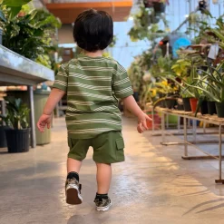 Clearance Cargo Green Short 2-8y Kids/BOY Shorts & Bermuda