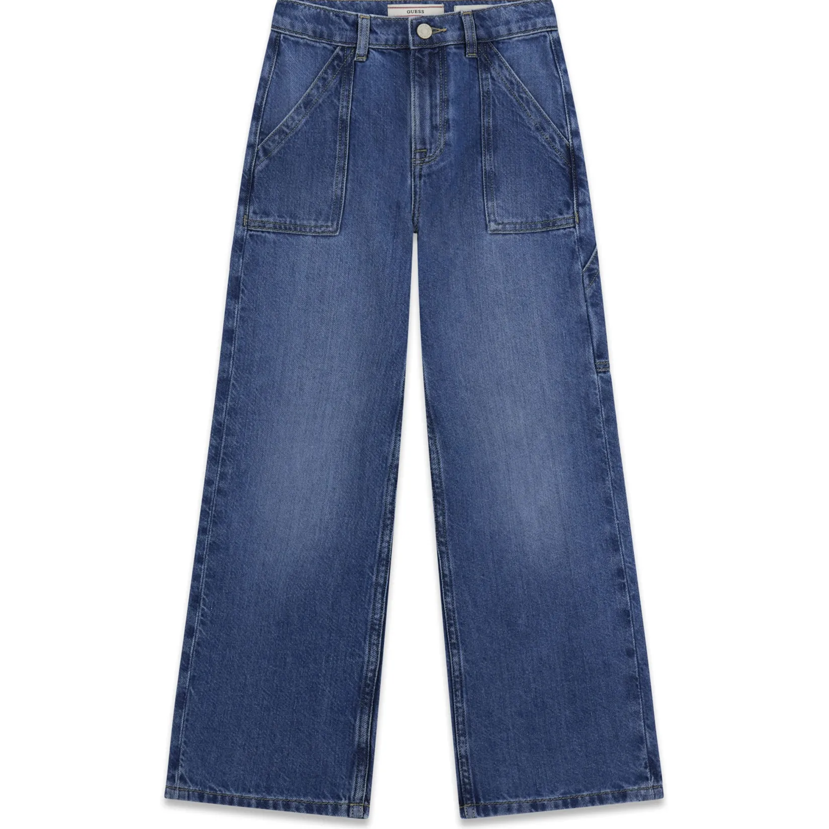 Pants & Jeans>Guess Kids Cargo Jeans 7-14y Denim
