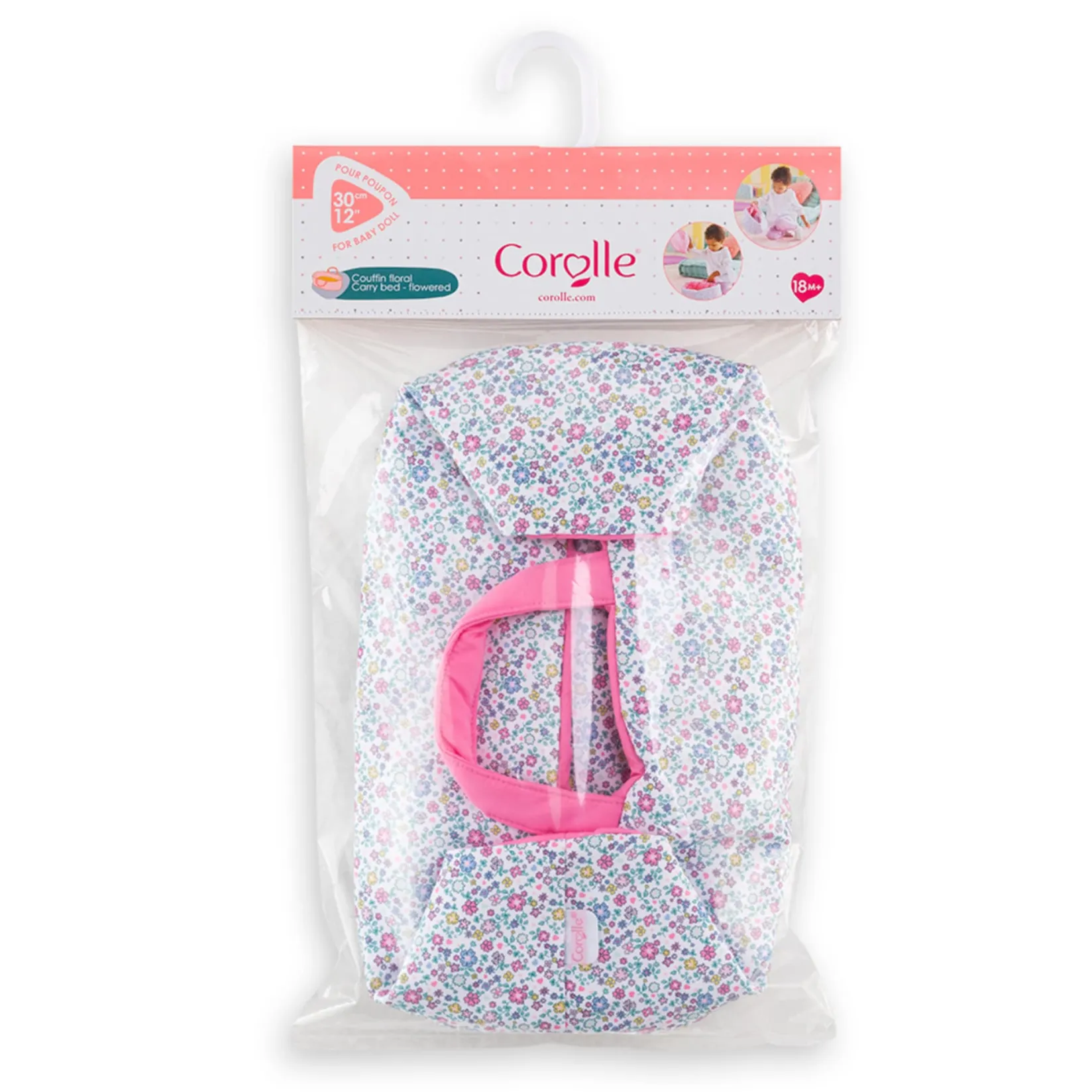 New Carry Bed Flowered Dolls