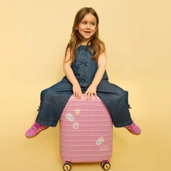 New Carry-on Luggage - Petal Pink Kids Travel Accessories|Outdoors & Travel
