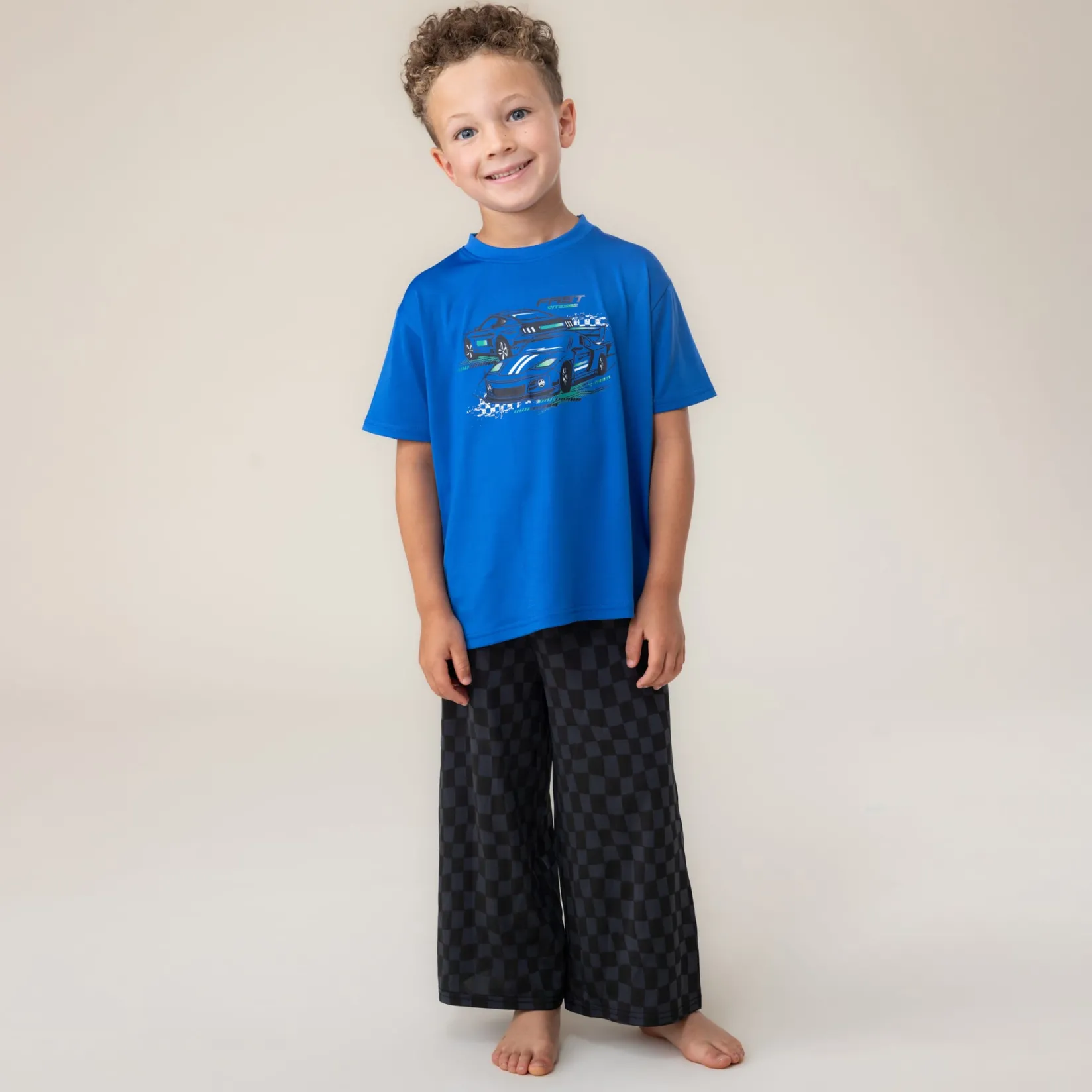 Hot Cars 3pc Pajamas 2-12 Kids/BOY Pajamas & Bathrobes