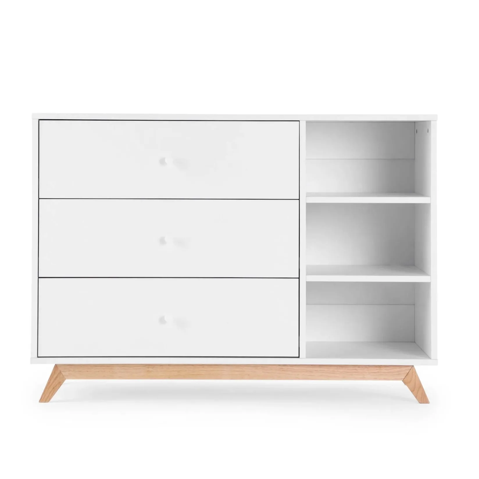 Storage Furniture>Dadada Baby Central Park 3-drawer - White / Natural