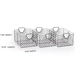 Storage>Dadada Baby Central Park Storage Baskets (Set Of 3) - Black
