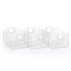 Sale Central Park Storage Baskets (Set Of 3) - Sage Storage