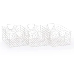 Online Central Park Storage Baskets (Set Of 3) - White Storage