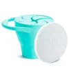 Breastfeeding|Snack Bags & Containers>Munchkin C’est Silicone!™ Snack Catcher with Lid - Mint