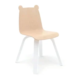 Chairs Bear Naturel/ Whte (2) Kid'S Tables & Chairs
