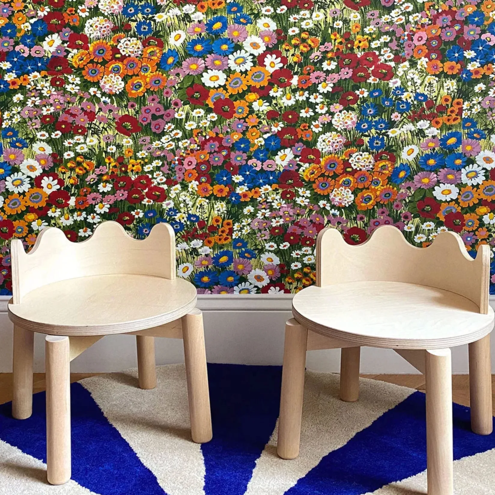 Discount Chairs Moss Naturel (2) Kid'S Tables & Chairs