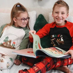 Pajamas & Bathrobes>Roche Ciseaux Chalet Pajamas 2-14y Black